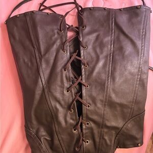 Fashion nova brown Lace-Up Women's Bag